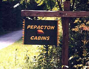 PEPACTON CABINS SIGN